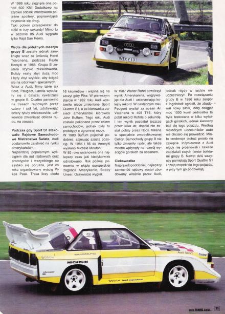 Audi Quattro S1.